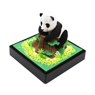 Kalendár na stôl 2024 3D Panda Papierový zápisník s LED osvetlením 202