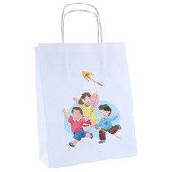 torebka prezentowa na Dzień dziecka mała 18x8x22cm dla dzieci do szkoły