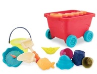 Oranžový kočík - Vagón s plážovými doplnkami - Wavy-Wagon - Btoys