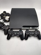 ZESTAW KONSOLA SONY PS3 320 GB CECH-2504B + 3 PADY + OKABLOWANIE ! + GRA