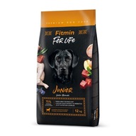 FITMIN DOG FOR LIFE Junior Large 12kg - dla szczeniąt dużych ras