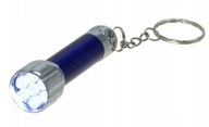 Mini LATARKA ręczna 7 LED brelok mix kolor (3640a)
