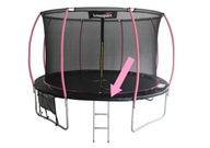 Kryt na pružiny pre trampolínu Sport Max 6ft čierno-ružový