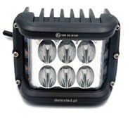 Pracovná lampa led stroboskop oranžová 15W