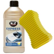 K2 EXPRESS 500 ML - SZAMPON SAMOCHODOWY + GĄBKA