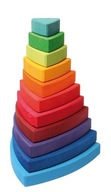 Grimm's Trojuholníková veža 1+, dúhová 10 dielikov