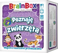 BrainBox PRZEDSZKOLE Zwierzęta Brain Box planszowa dla dzieci na pamięć