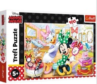 Puzzle Minnie v kozmetickom salóne 100 dielikov.