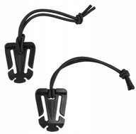 Klamra montażowa Uniwersalna SHOCK CORD MFH 2szt UCHWYT DO MOCOWANIA Black