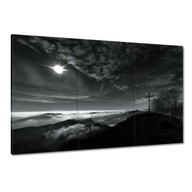 Obrazy 120x80 Panoráma hôr s krížom