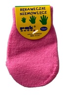 Rękawiczki dziecięce niedrapki (bez palców) dla dzieci 10 cm