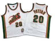 Strój koszykarski nr č. 20 Dres Gary Payton SuperSonics, 140-152