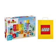 LEGO DUPLO č. 10421 - Nákladné auto s abecedou + Darčeková taška LEGO