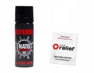 Gaz pieprzowy Nato Defence żel 50 ml + CHUSTECZKA