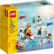 LEGO 40424 Hra so snehovými guľami Zimný set KOCKY