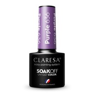 Claresa Lakier Hybrydowy UV/LED 5g - Purple 636