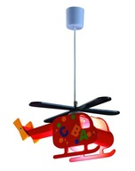 Kolorowa dziecięca lampa wisząca helikopter