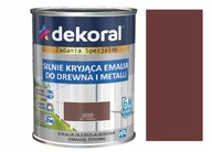 DEKORAL SMALT EMAKOL STRONG 0,9L MAHAGÓN MAT 8012