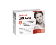 Feminovit Železo + Vitamín C 30 tabliet Vysoko stráviteľné železo