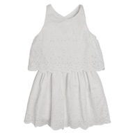 Cool Club Dievčenské šaty biele roz 128 cm