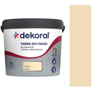 DEKORAL POLYNITOVÁ FASÁDNA FARBA 1 L KRÉMOVÁ