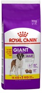 Royal Canin Giant Adult 15kg + 3kg