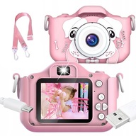 Digitálny fotoaparát CoolStaff Digitálny fotoaparát Pes pre deti ružový
