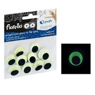 Samolepiace oči FIORELLO fluorescenčné 40ks