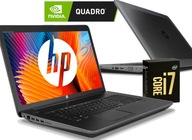 Notebook HP ZBook 17 I7HQ M4000M 17,3" Intel Core i7 16 GB / 250 GB čierny