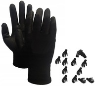 Rukavice ART.MAS Ochranné pracovné rukavice RNYPU BLACK 12 párov