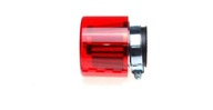 Vzduchový filter 38 mm kužeľový s krytom - červený