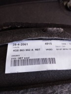 Audi A7 4G 2016 boot upholstery right rear part 4G8863992A