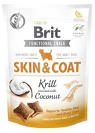 Funkčný snack pre psov Brit Care SKIN&COAT KRILL