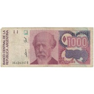 Banknot, Argentina, 1000 Australes, Undated (1988-