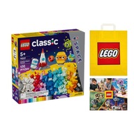 LEGO CLASSIC č. 11037 - Kreatívne planéty +Taška +Katalóg LEGO 2024