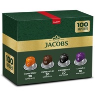 Kapsułki Jacobs mix kawa do Nespresso(r)* 100 kaw, 9+1 opakowanie GRATIS!