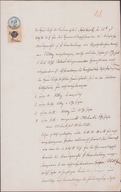 Akt notarialny Kępno 1875 rok - Fr. Vater