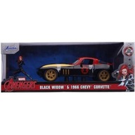 JADA Auto Black Widow 1966 Chevy Corvette 1:24