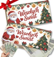 Mikulás KARÁCSONYI AJÁNDÉK Elegáns PÉNZDOBOZ APA UTALVÁNY