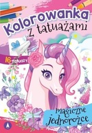 KOLOROWANKA Z TATUAŻAMI MAGICZNE JEDNOROŻCE 16 tatuaży tatuaż