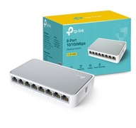 Switch TP-Link TL-SF1008D Prepínač typu desktop, 8 portov 10/100Mb/s