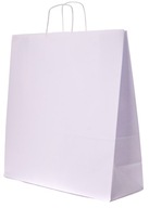 TORBA PAPIEROWA TOREBKI TORBY BIAŁE 45x17x48cm 50x duże do PAKOWANIA zakupy