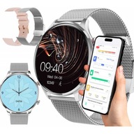 Inteligentné hodinky Smart-Trend SMARTWATCH DÁMSKE F20 strieborné + 4 iné produkty