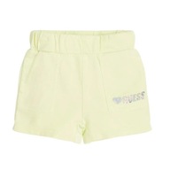Dievčenské šortky GUESS z bavlny, krátke, 3-6 mesiacov