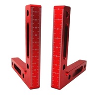 2 ks 90 stupňové polohovacie štvorce pre zásuvky na drevoobrábacie nástroje červené