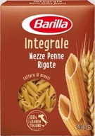 Barilla Mezze Penne Rigate makaron pełnoziarnisty rurki 500g