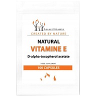 FOREST VITAMIN Natural Vitamin E 100caps ODPORNOŚĆ PRZYSWAJALNOŚĆ