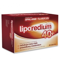 Liporedium 40+, 60 tabletiek na chudnutie novinka