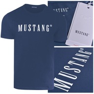 Mustang Pánske tričko Bavlnené tričko 4222 Indigo Veľkosť M
