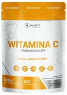 Wish Vitamín C Prášok Kyselina L-askorbová 500g Nervový systém Imunita